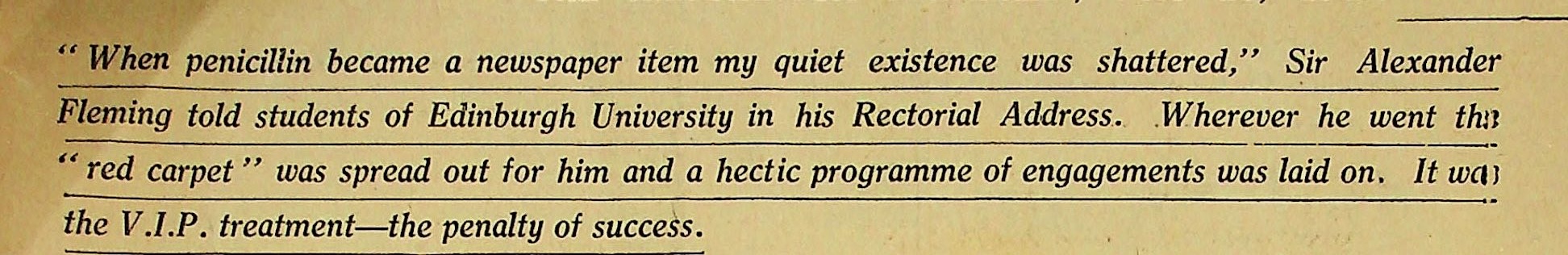 Headline for Robert Fleming article 17